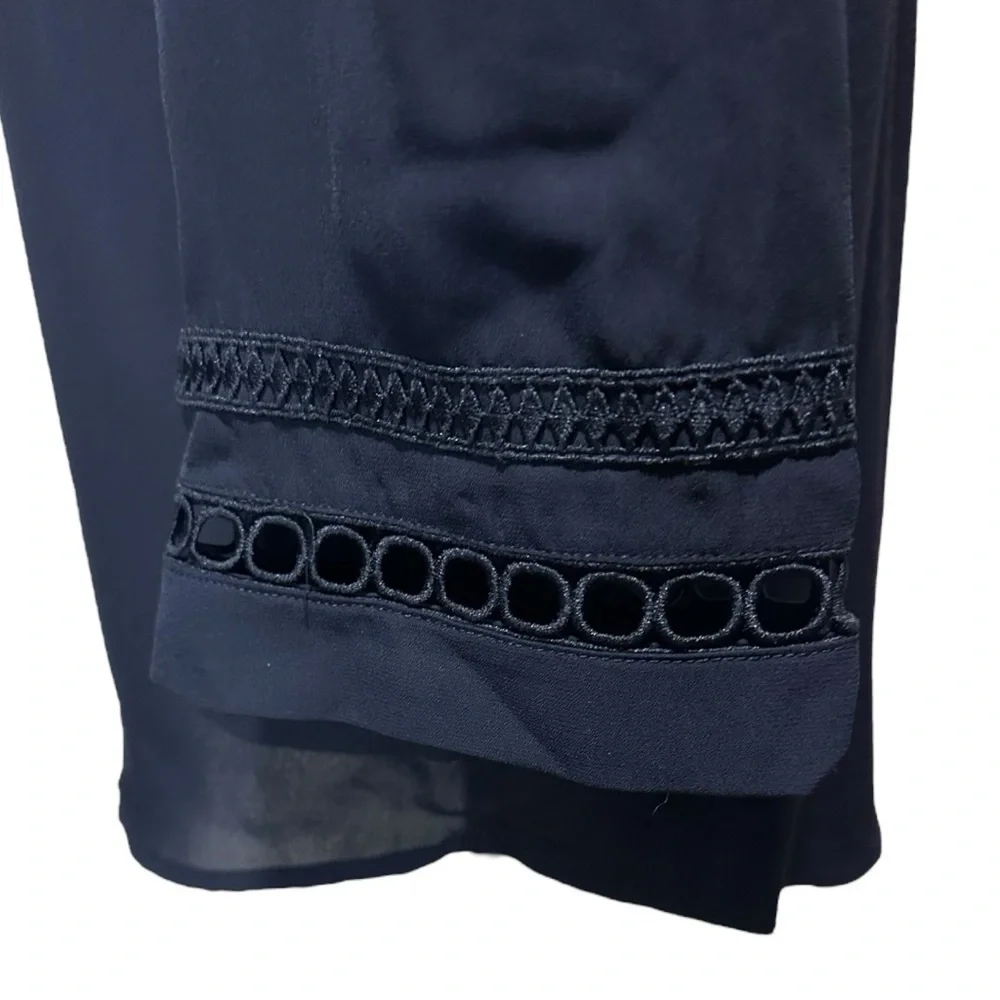 Fortune + Ivy Black 3/4 Sleeve Blouse Size Small NWOT - Picture 5 of 7